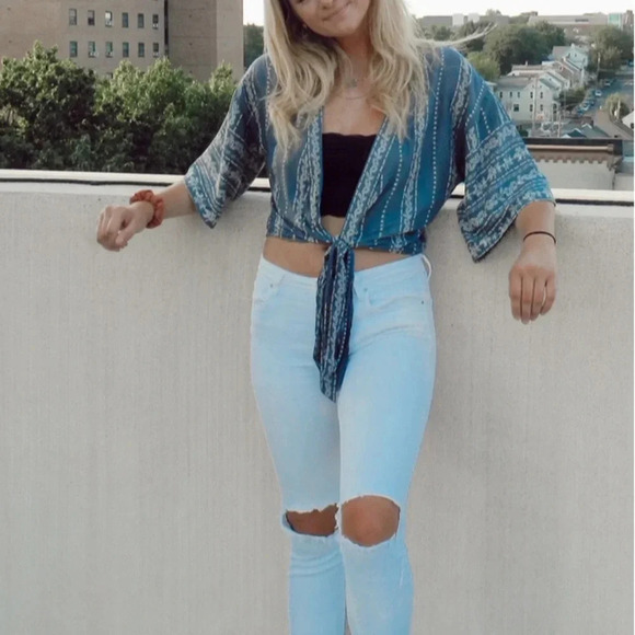 Free People Tops - JAPNA tie top XS